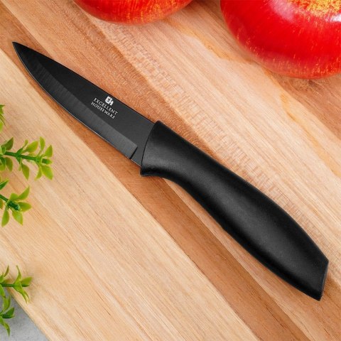 Grupa Orion Sp. z o.o. Nóż do Obierania 19 cm Stal Czarny do Zmywarki EXCELLENT HOUSEWARE