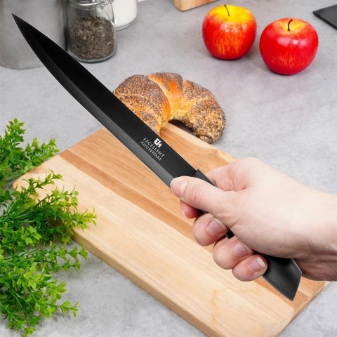 Grupa Orion Sp. z o.o. Nóż Kuchenny 32 cm Stal Nierdzewna Czarny do Zmywarki EXCELLENT HOUSEWARE