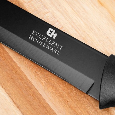 Grupa Orion Sp. z o.o. Nóż Kuchenny 32 cm Stal Nierdzewna Czarny do Zmywarki EXCELLENT HOUSEWARE