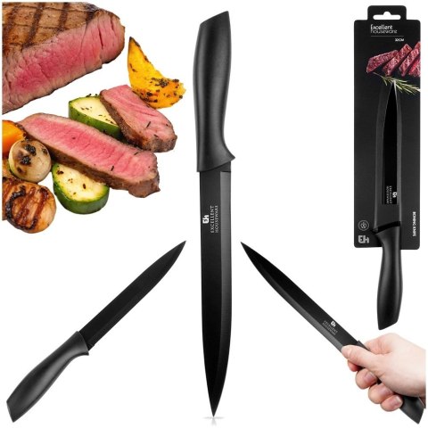 Grupa Orion Sp. z o.o. Nóż Kuchenny 32 cm Stal Nierdzewna Czarny do Zmywarki EXCELLENT HOUSEWARE