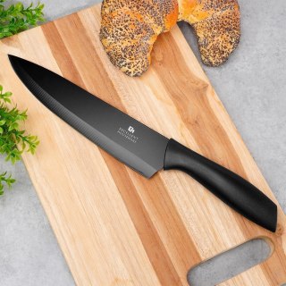 EXCELLENT HOUSEWARE Nóż szefa kuchni stalowy czarny 32 cm