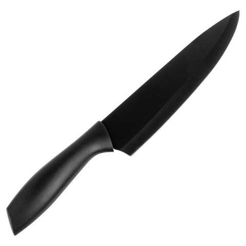 EXCELLENT HOUSEWARE Nóż szefa kuchni stalowy czarny 32 cm