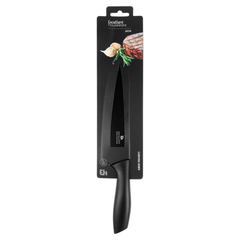 EXCELLENT HOUSEWARE Nóż szefa kuchni stalowy czarny 32 cm