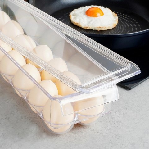 Grupa Orion Sp. z o.o. Pojemnik na Jajka z Pokrywką Przezroczysty 14 szt. EH 36 x 10,5 x 8,5 cm