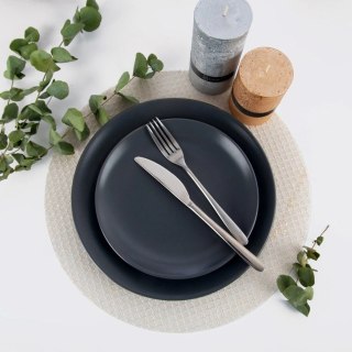 Grupa Orion Sp. z o.o. Podkładka na Stół Okrągła Kremowa Złota 38 cm HOME STYLING COLLECTION