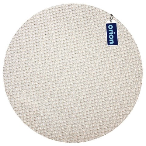 Grupa Orion Sp. z o.o. Podkładka na Stół Okrągła Kremowa Złota 38 cm HOME STYLING COLLECTION