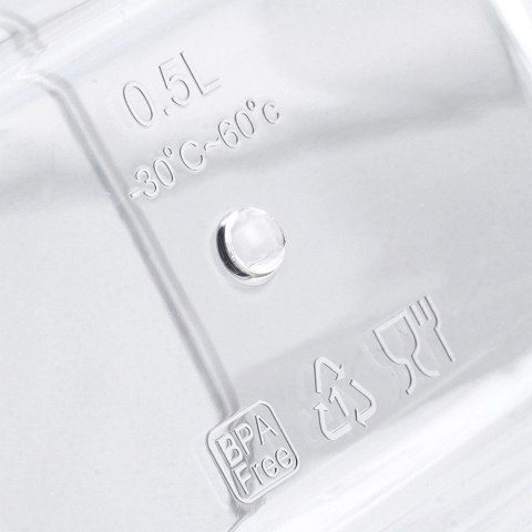 VLACHOS BROS S.A IMPORTS (NAVA),Valantis Vlachos Pojemnik na Produkty Sypkie Hermetyczny 500 ml NAVA 11,5 x 7,5 x 10 cm