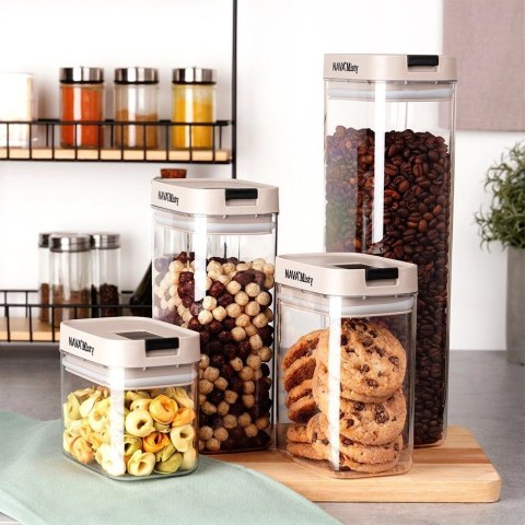 VLACHOS BROS S.A IMPORTS (NAVA),Valantis Vlachos Pojemnik na Produkty Sypkie Hermetyczny 500 ml NAVA 11,5 x 7,5 x 10 cm