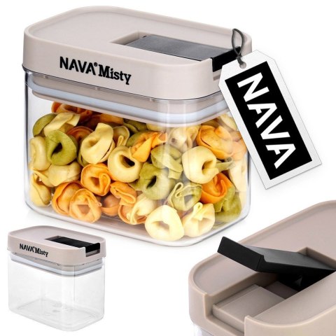 VLACHOS BROS S.A IMPORTS (NAVA),Valantis Vlachos Pojemnik na Produkty Sypkie Hermetyczny 500 ml NAVA 11,5 x 7,5 x 10 cm