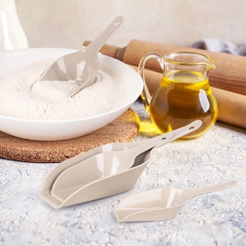 Grupa Orion Sp. z o.o. Łopatki do Nabierania z Tworzywa 4 Sztuki Różne Rozmiary do Zmywarki ORION