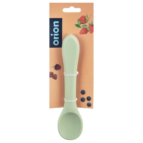 Grupa Orion Sp. z o.o. Łyżeczka Dziecięca Silikonowa Zielona 14 x 3,5 cm do Zmywarki ORION