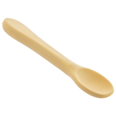Grupa Orion Sp. z o.o. Łyżeczka Dziecięca Silikonowa Żółta 14 x 3,5 cm do Zmywarki ORION