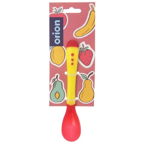 Grupa Orion Sp. z o.o. Łyżeczka Dziecięca z Miękką Końcówką Kolorowa 13,5 x 2,5 cm ORION