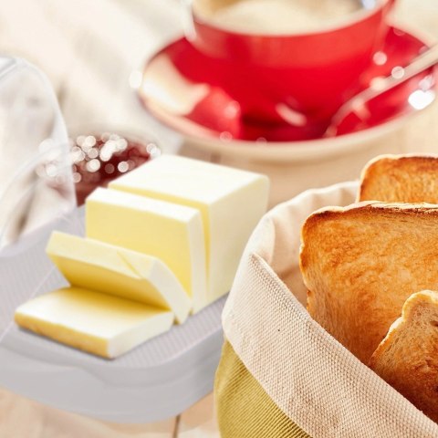 Grupa Orion Sp. z o.o. Maselniczka z Pokrywką Tworzywo Przezroczyste 18,5 x 11 x 7 cm ORION