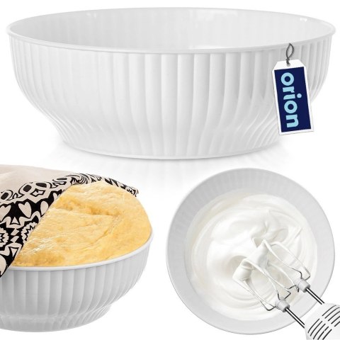 Grupa Orion Sp. z o.o. Miska Kuchenna Biała 28 cm 4 L Tworzywo do Zmywarki i Mikrofali Orion