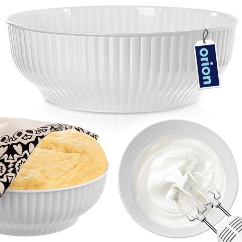 Grupa Orion Sp. z o.o. Miska Kuchenna Biała 30 cm 5 L Tworzywo do Zmywarki i Mikrofali Orion