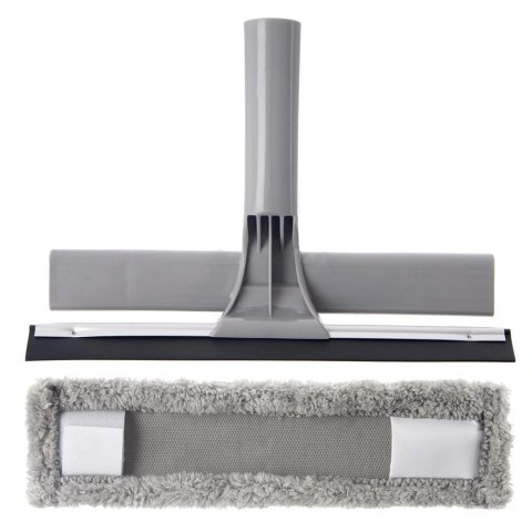 Grupa Orion Sp. z o.o. Mop do Okien ze Ściągaczką 2w1 CLEAN SYSTEM 28,5 x 18,5 cm Tworzywo ORION