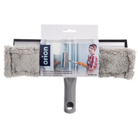 Grupa Orion Sp. z o.o. Mop do Okien ze Ściągaczką 2w1 CLEAN SYSTEM 28,5 x 18,5 cm Tworzywo ORION