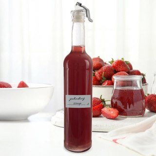 Grupa Orion Sp. z o.o. Naklejki na Przyprawy Prostokątne Szare Samoprzylepne 23 szt. ORION