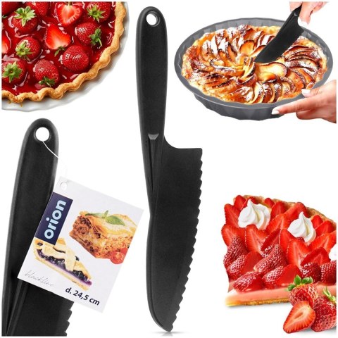 Grupa Orion Sp. z o.o. Nóż do Ciasta 24,5 cm Tworzywo Ząbkowany do Zmywarki Solidny ORION