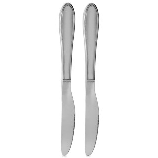 Grupa Orion Sp. z o.o. Noże Stołowe Conic 22 cm Stal Nierdzewna 2 szt. do Zmywarki Solidne ORION