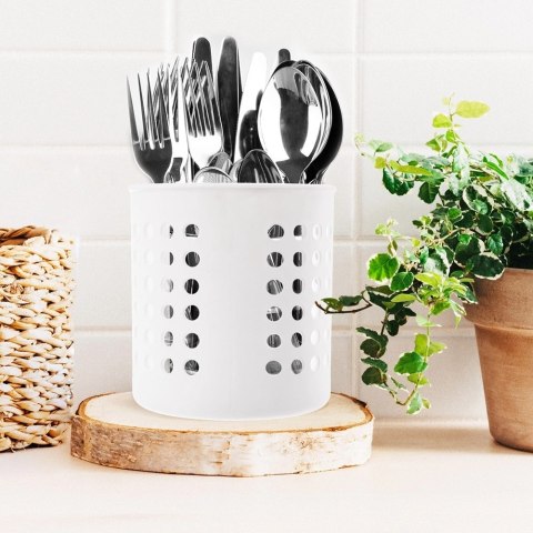 Grupa Orion Sp. z o.o. Ociekacz na Przybory Kuchenne 12,5 x 13 cm Tworzywo Biały ORION