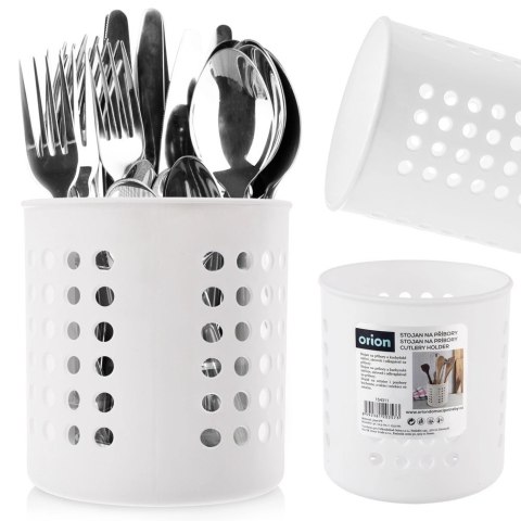 Grupa Orion Sp. z o.o. Ociekacz na Przybory Kuchenne 12,5 x 13 cm Tworzywo Biały ORION