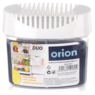 Grupa Orion Sp. z o.o. Pochłaniacz Zapachów do Lodówki DUO 120 g ORION Cytrynowy na 6 M-cy