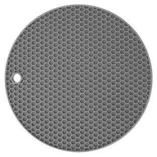 Grupa Orion Sp. z o.o. Podstawka pod Garnek Silikonowa Szara 17,5 cm ORION Odporna na Ciepło