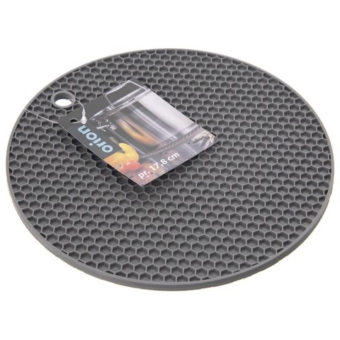 Grupa Orion Sp. z o.o. Podstawka pod Garnek Silikonowa Szara 17,5 cm ORION Odporna na Ciepło