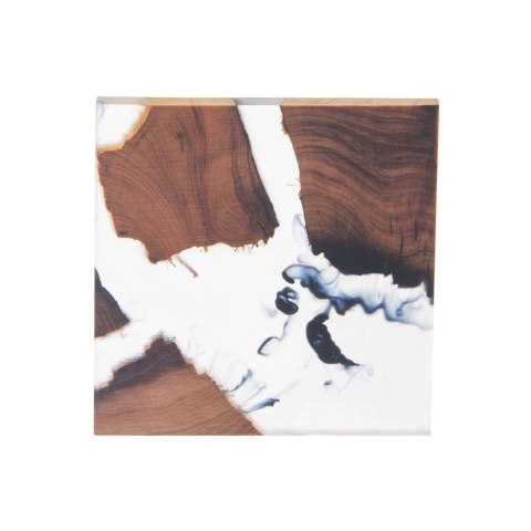 Grupa Orion Sp. z o.o. Podstawka pod Kubek Drewniana RIVER 8 x 8 cm ORION Akacja Żywica