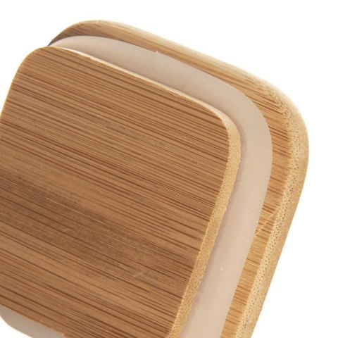 Grupa Orion Sp. z o.o. Pojemnik Szklany Kwadratowy Sypkie 320 ml ORION z Uszczelką 12,5 x 6 cm