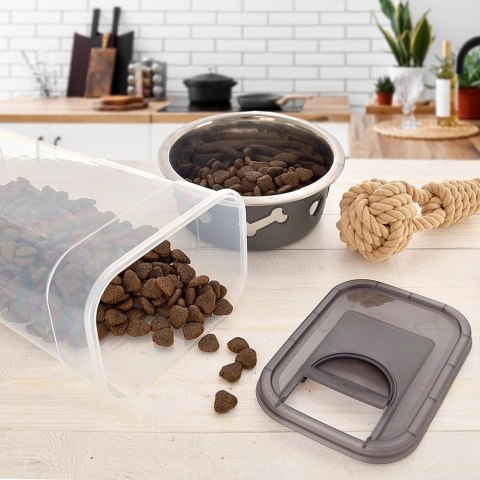 Grupa Orion Sp. z o.o. Pojemnik na Kapsułki Karmę Sypkie 3,2 L ORION z Dozownikiem 27,5 x 16,5 cm