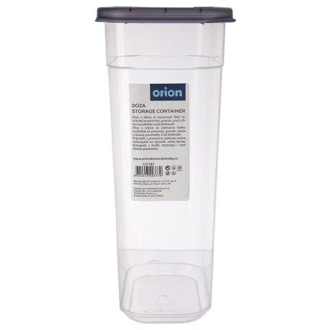 Grupa Orion Sp. z o.o. Pojemnik na Kapsułki Karmę Sypkie 3,2 L ORION z Dozownikiem 27,5 x 16,5 cm