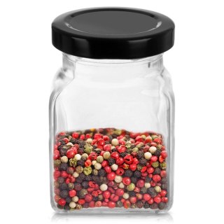 Grupa Orion Sp. z o.o. Pojemnik Szklany na Przyprawy 170 ml ORION z Metalową Nakrętką 9,5 x 5,5 cm