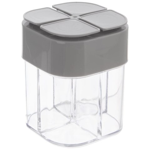 Grupa Orion Sp. z o.o. Pojemnik na Przyprawy 4 Przegrody ORION z Dozownikiem Naklejki 8,5 x 6,5 cm