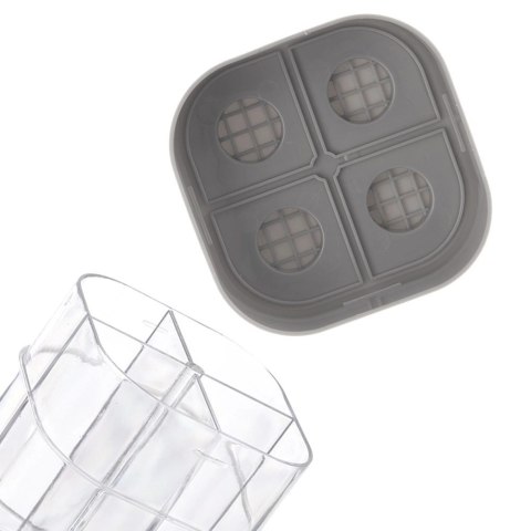 Grupa Orion Sp. z o.o. Pojemnik na Przyprawy 4 Przegrody ORION z Dozownikiem Naklejki 8,5 x 6,5 cm