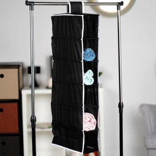 AM/63 Organizer Wiszący do Szafy 6 Półek 30 x 15 x 84 cm STORAGE SOLUTIONS Czarny