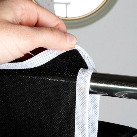 AM/63 Organizer Wiszący do Szafy 6 Półek 30 x 15 x 84 cm STORAGE SOLUTIONS Czarny