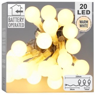 Grupa Orion Sp. z o.o. Lampki świąteczne na baterię 20 LED 200 cm
