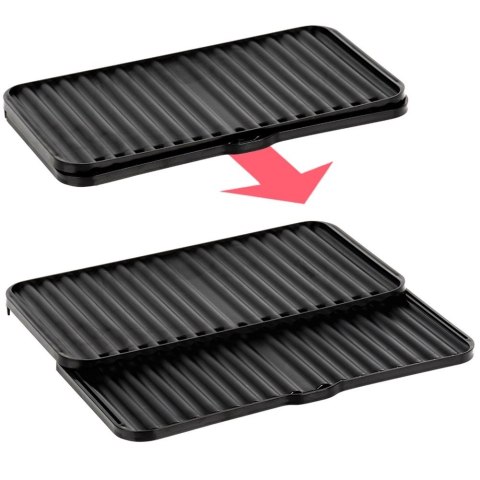 Grupa Orion Sp. z o.o. Mata do Suszenia Naczyń Rozkładana 37,5 x 20,5/33 cm z Wylewką VILDE