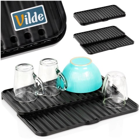 Grupa Orion Sp. z o.o. Mata do Suszenia Naczyń Rozkładana 37,5 x 20,5/33 cm z Wylewką VILDE