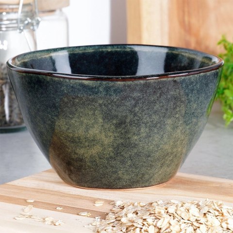 Grupa Orion Sp. z o.o. Miseczka Ceramiczna 14 cm 425 ml Gresowa do Zmywarki i Mikrofali VILDE