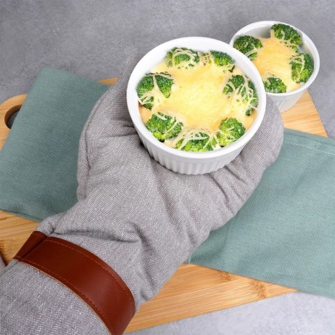 Grupa Orion Sp. z o.o. Miseczki do Zapiekania 260 ml Porcelanowe Białe Zestaw 2 szt VILDE