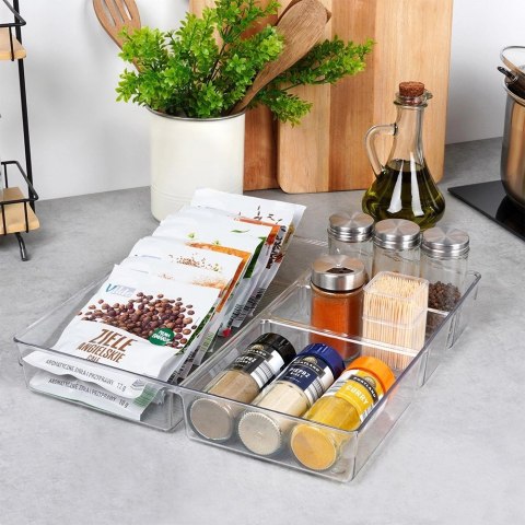 Grupa Orion Sp. z o.o. Organizer do Szuflady z Przegródkami 31 x 31 x 5,5 cm VILDE 4 Przegródki