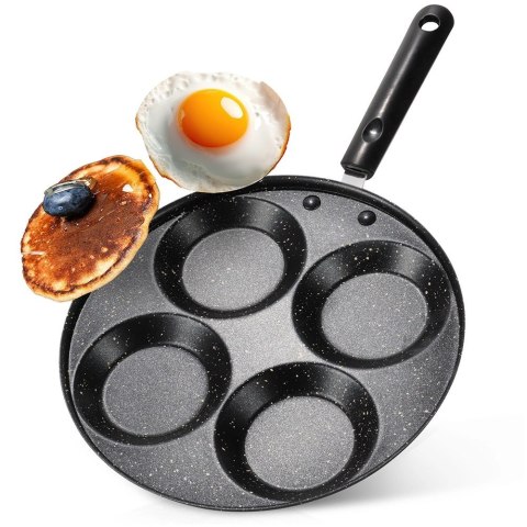 Grupa Orion Sp. z o.o. Patelnia do Jajek Granitowa 4 Otwory 24 cm VILDE Line Nieprzywierająca