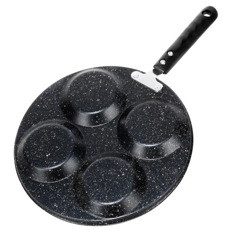 Grupa Orion Sp. z o.o. Patelnia do Jajek Granitowa 4 Otwory 24 cm VILDE Line Nieprzywierająca