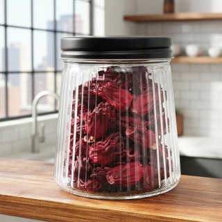 Grupa Orion Sp. z o.o. Pojemnik na produkty sypkie szklany z pokrywką 700 ml