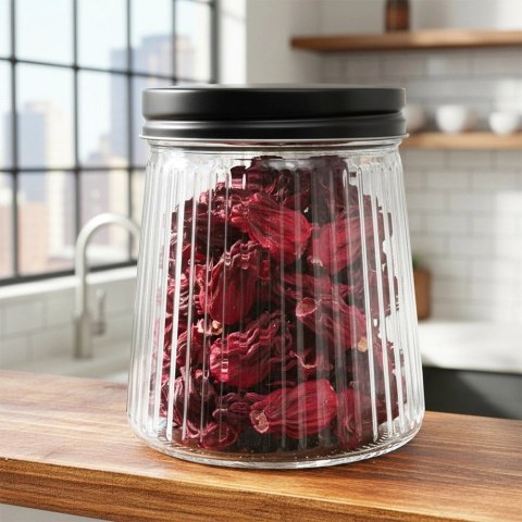 Grupa Orion Sp. z o.o. Pojemnik na produkty sypkie szklany z pokrywką 700 ml