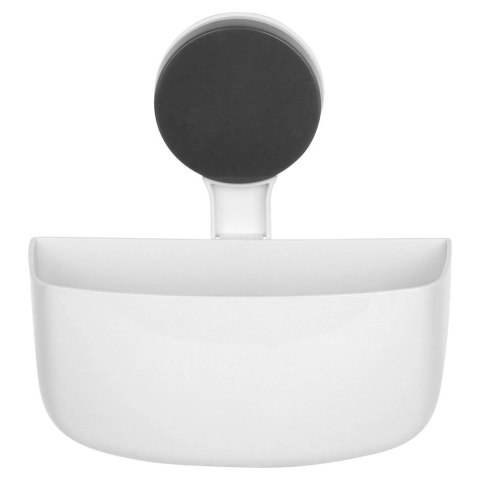 AM/63 Półka Pod Prysznic na Przyssawkę Biała 16 x 7 cm Kosmetyki BS